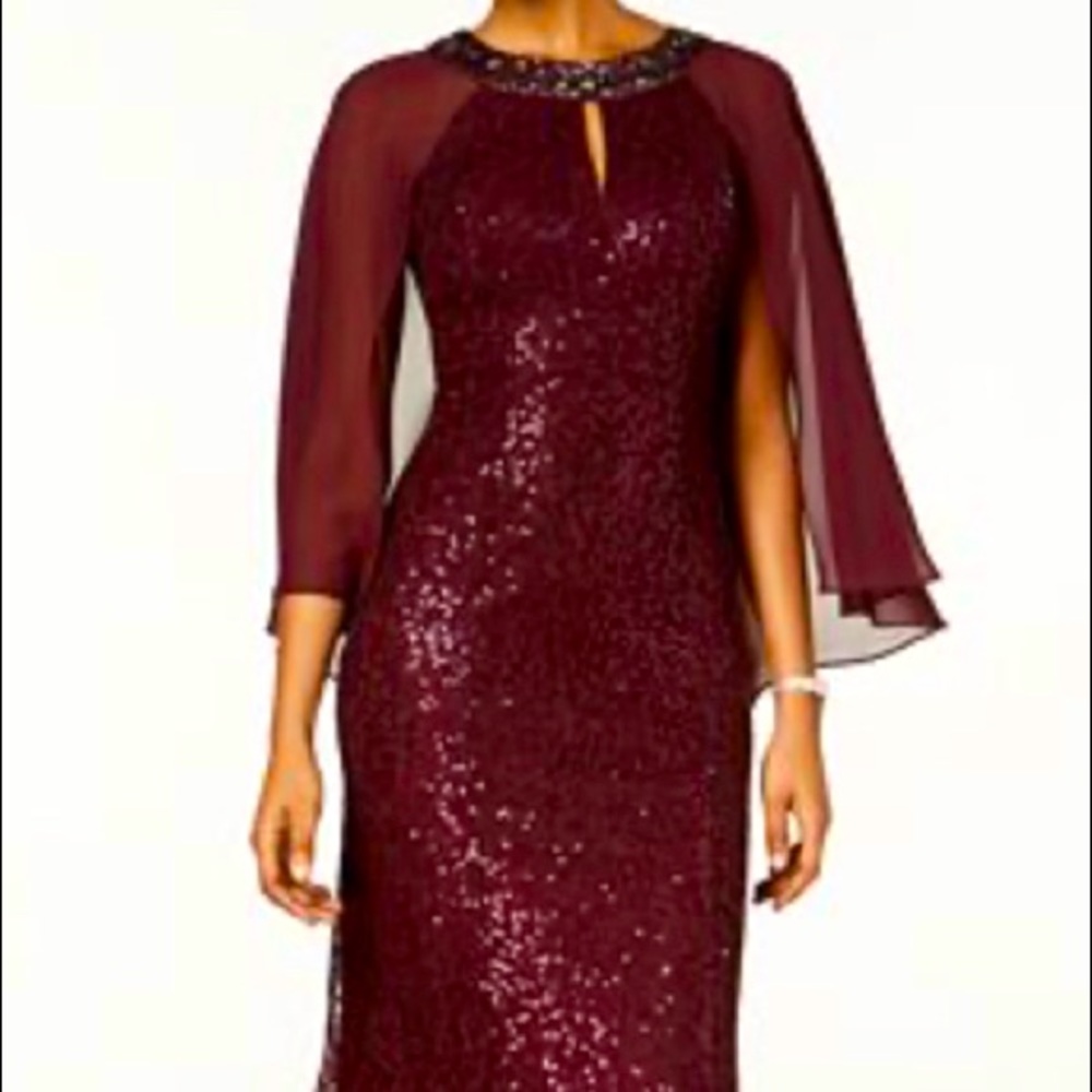 SL Fashions Sequined Gown
